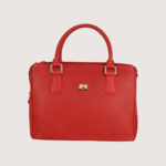 Sienna Luxe Red Leather Handbag