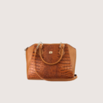 Mystique Tan Brown Leather Handbag - Image 2