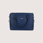 Sienna Luxe Blue Leather Handbag - Image 2