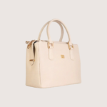 Sienna Luxe White Leather Handbag - Image 2