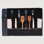 Personalized Leather Knife Roll - Image 3