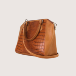Mystique Tan Brown Leather Handbag - Image 3