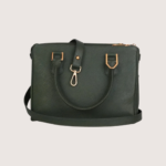 Sienna Luxe Green Leather Handbag - Image 3