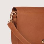 Tan Brown Ember Leather Handbag - Image 3
