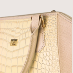 Mystique White Leather Handbag - Image 4
