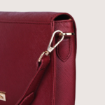 Maroon Ember Leather Handbag - Image 5