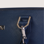 Sienna Luxe Blue Leather Handbag - Image 6