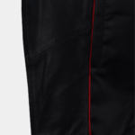 Women Round Necked Black Leather Jacket - Image 8