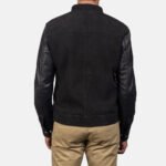 Blain Black Hybrid Bomber Jacket - Image 5