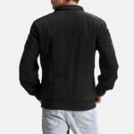 Ethan Hybrid Suede Bomber Jacket - Image 5
