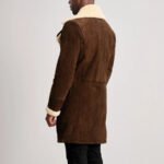 Charles Brown Suede Leather Shearling Double-Breasted Coat - Image 2